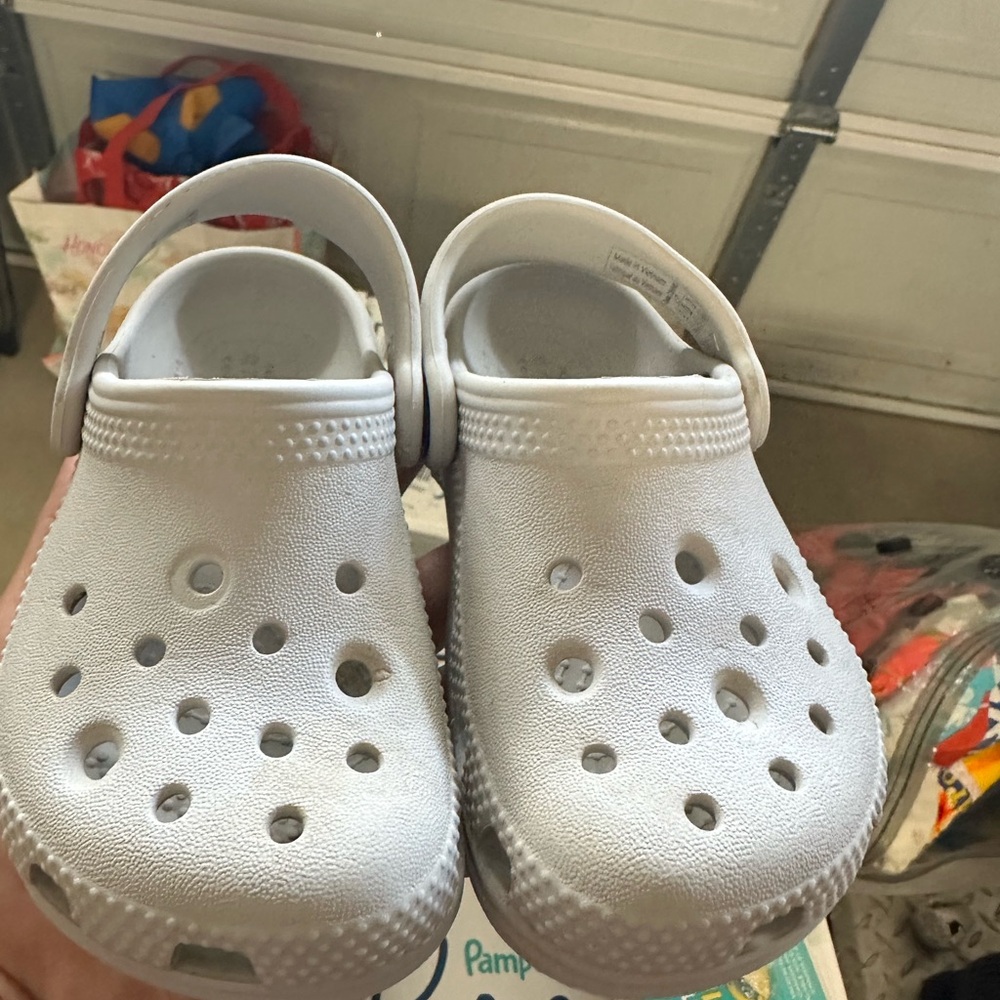 CROCS White Water Shoes with Perforated Design